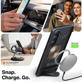 Husa de protectie Torras Pstand compatibil cu Samsung Galaxy S26 Plus, Negru