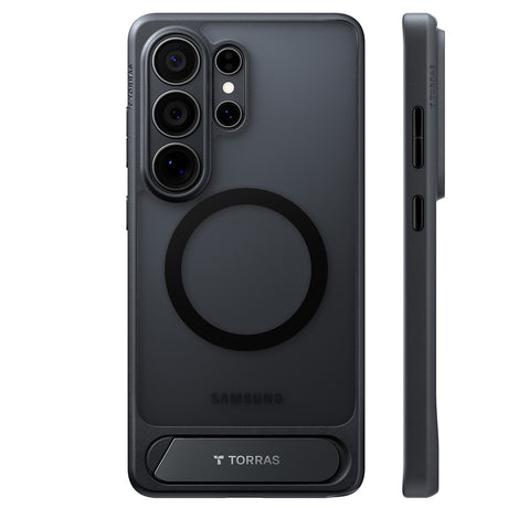 Torras Husa de protectie Torras Pstand compatibil cu Samsung Galaxy S26 Ultra, Negru – imagine 2