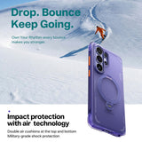 Torras Husa de protectie Torras Ostand Spin Air Series compatibil cu Samsung Galaxy S26 Ultra, Mov Inchis – imagine 5