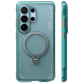 Torras Husa de protectie Torras Ostand Spin Air Series compatibil cu Samsung Galaxy S26 Ultra, Glacier Green