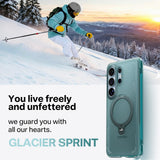 Torras Husa de protectie Torras Ostand Spin Air Series compatibil cu Samsung Galaxy S26 Ultra, Glacier Green – imagine 2