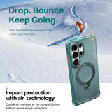 Torras Husa de protectie Torras Ostand Spin Air Series compatibil cu Samsung Galaxy S26 Ultra, Glacier Green – imagine 3