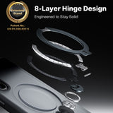 Husa de protectie Torras Ostand Spin Series compatibil cu Samsung Galaxy S26, Negru