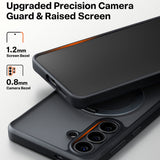 Husa de protectie Torras Ostand Spin Series compatibil cu Samsung Galaxy S26, Negru