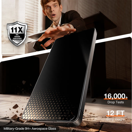 Folie de protectie Torras GlassGo Install Master compatibil cu Samsung Galaxy S26 Ultra, Privacy