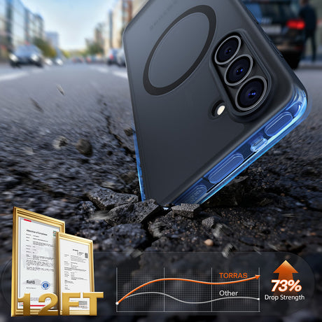 Husa de protectie Torras Guardian Magnetic Series compatibil cu Samsung Galaxy S26, Negru