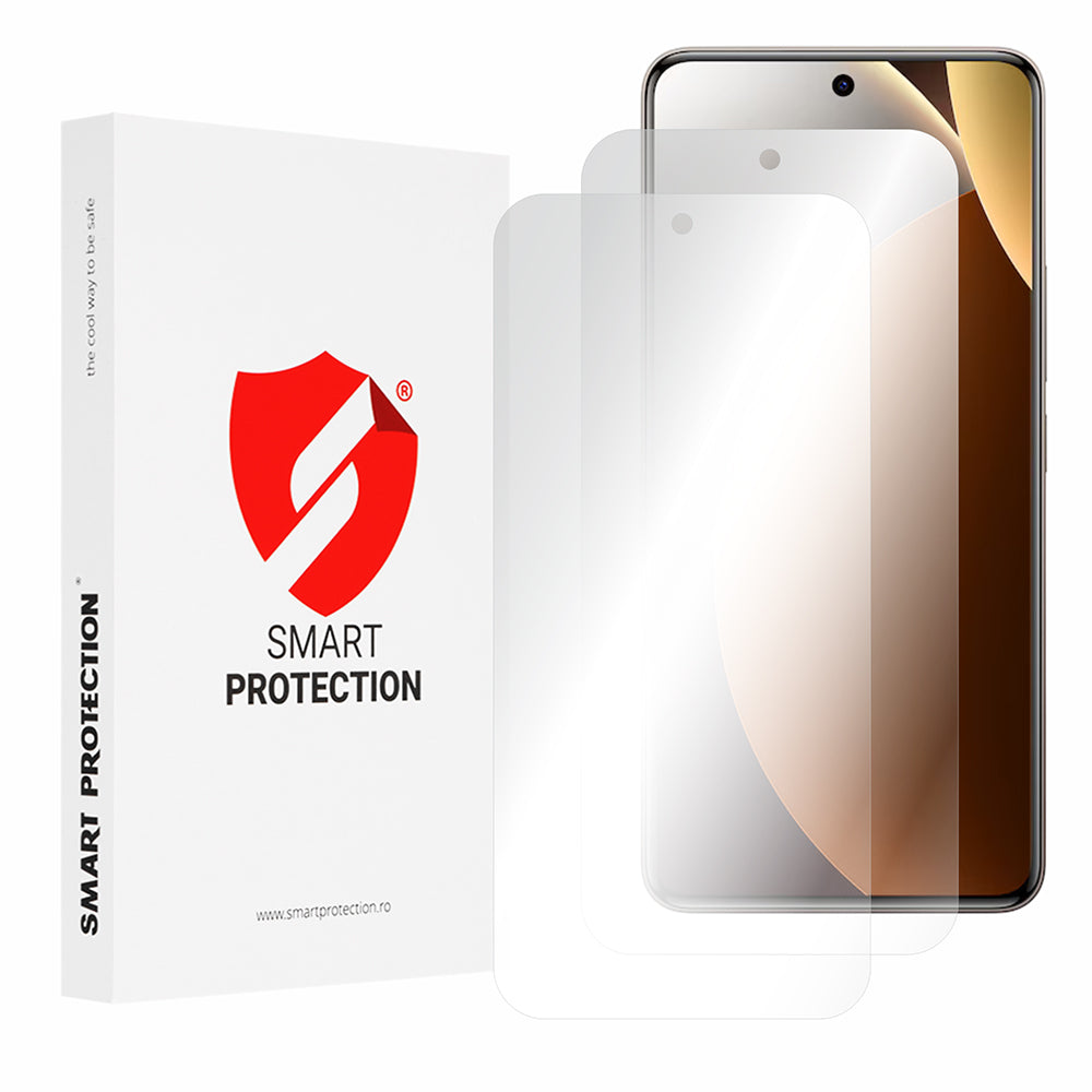 Folie de protectie Smart Protection Premium Classic (set de 2) compatibil cu Xiaomi Redmi Note 15 Pro 5G, Transparent