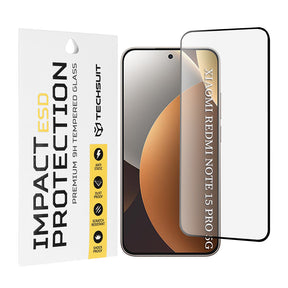 Folie de protectie Techsuit ESD Glass compatibil cu Xiaomi Redmi Note 15 Pro 5G, Negru