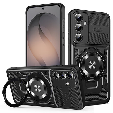 Husa de protectie Techsuit RuggedCam compatibil cu Samsung Galaxy S26, Negru