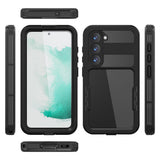 Husa de protectie ShellBox Waterproof IP68 compatibil cu Samsung Galaxy S26, Negru