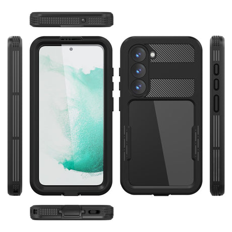 Husa de protectie ShellBox Waterproof IP68 compatibil cu Samsung Galaxy S26, Negru