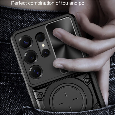 Husa de protectie Techsuit CamGuard Pro compatibil cu Samsung Galaxy S26 Ultra, Roz Auriu