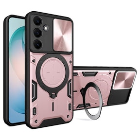 Husa de protectie Techsuit CamGuard Pro compatibil cu Samsung Galaxy S26 Plus, Roz Auriu