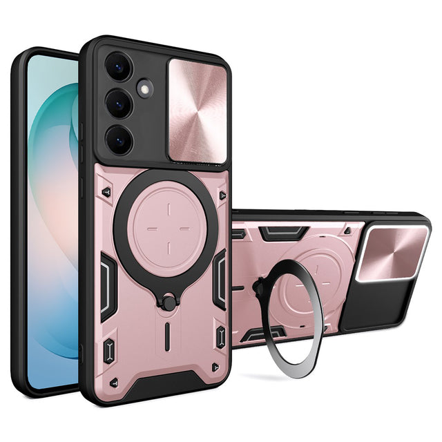 Husa de protectie Techsuit CamGuard Pro compatibil cu Samsung Galaxy S26 Plus, Roz Auriu