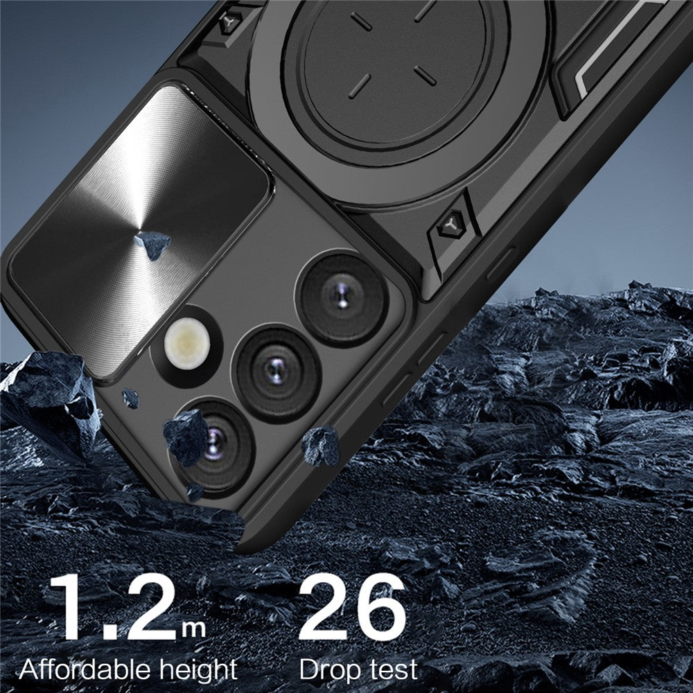 Husa de protectie Techsuit CamGuard Pro compatibil cu Samsung Galaxy S26 Plus, Roz Auriu