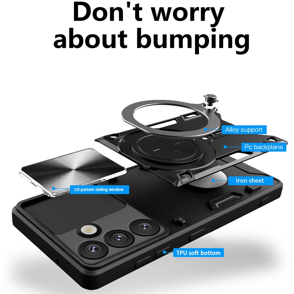 Husa de protectie Techsuit CamGuard Pro compatibil cu Samsung Galaxy S26, Negru