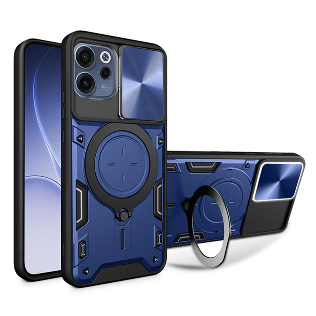 Husa de protectie Techsuit CamGuard Pro compatibil cu Oppo Reno15 F / Reno15 FS 5G, Albastru