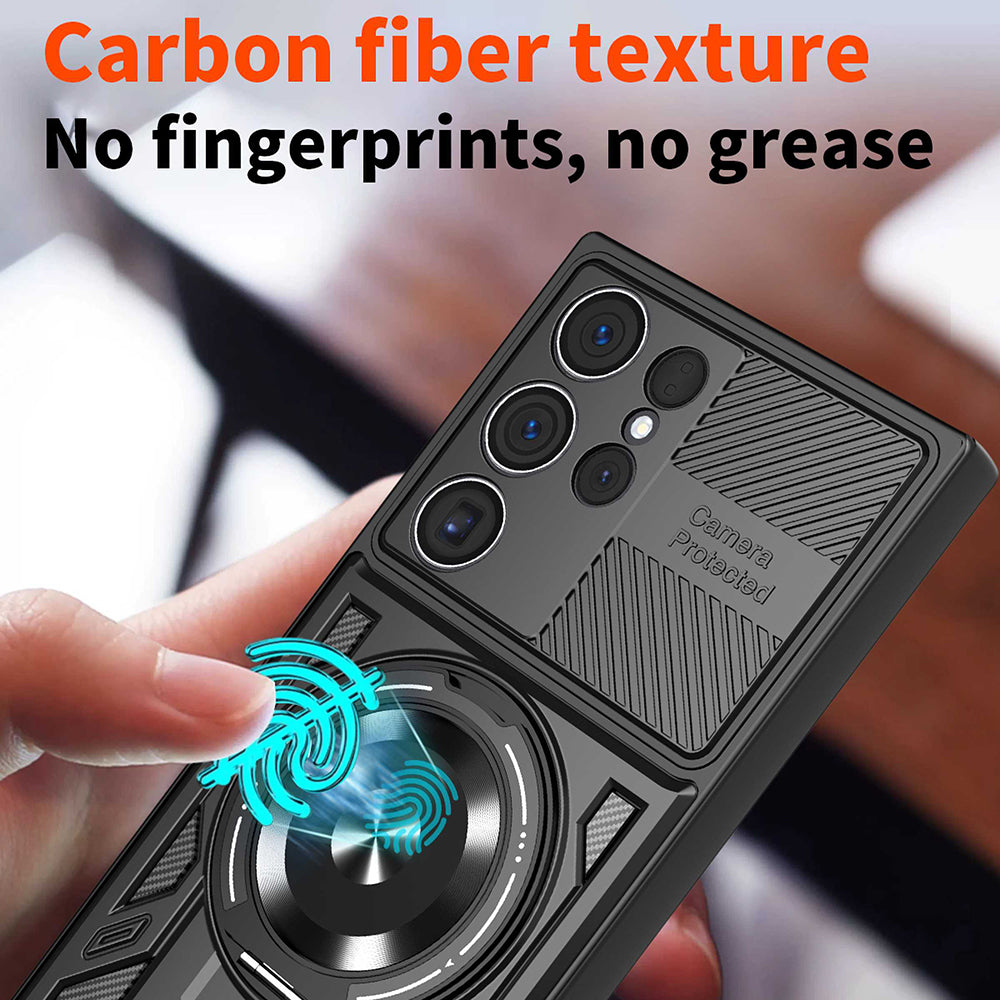 Husa de protectie Techsuit RuggedCam compatibil cu Samsung Galaxy S26 Ultra, Negru