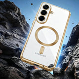 Husa de protectie Techsuit Luxury Crystal MagSafe compatibil cu Samsung Galaxy S26 Plus, Verde Deschis