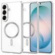 Husa de protectie Techsuit Luxury Crystal MagSafe compatibil cu Samsung Galaxy S26 Plus, Argintiu