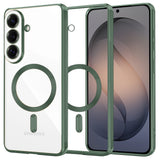 Husa de protectie Techsuit Luxury Crystal MagSafe compatibil cu Samsung Galaxy S26, Deep Green