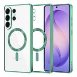 Husa de protectie Techsuit Luxury Crystal MagSafe compatibil cu Samsung Galaxy S26 Ultra, Verde Deschis
