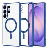 Husa de protectie Techsuit Luxury Crystal MagSafe compatibil cu Samsung Galaxy S26 Ultra, Albastru Inchis