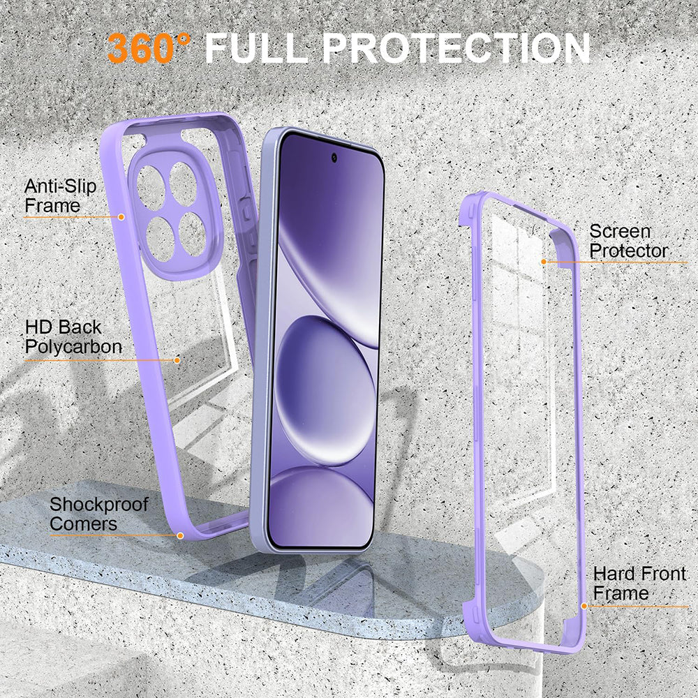 Folie de protectie Techsuit ColorVerse 360 Series + compatibil cu Samsung Galaxy S26 Plus, Mov