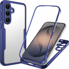 Folie de protectie Techsuit ColorVerse 360 Series + compatibil cu Samsung Galaxy S26, Albastru