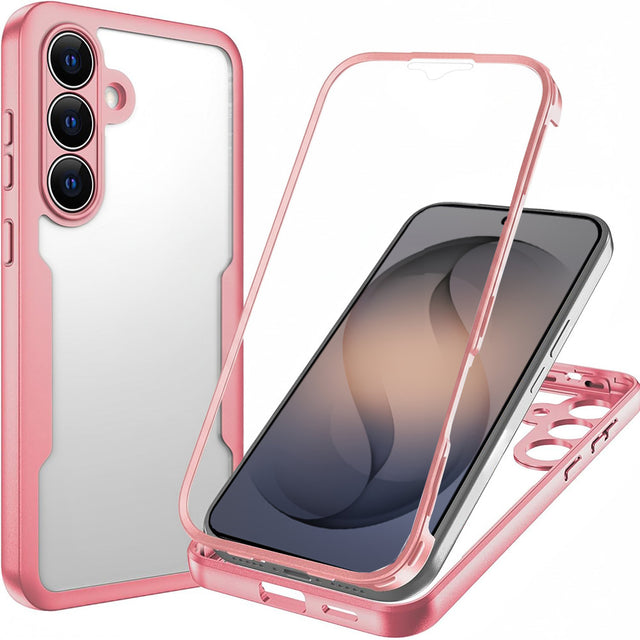 Folie de protectie Techsuit ColorVerse 360 Series + compatibil cu Samsung Galaxy S26, Roz