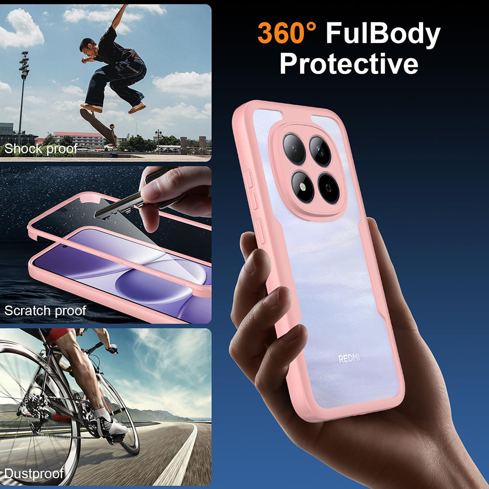 Folie de protectie Techsuit ColorVerse 360 Series + compatibil cu Samsung Galaxy S26 Ultra, Roz