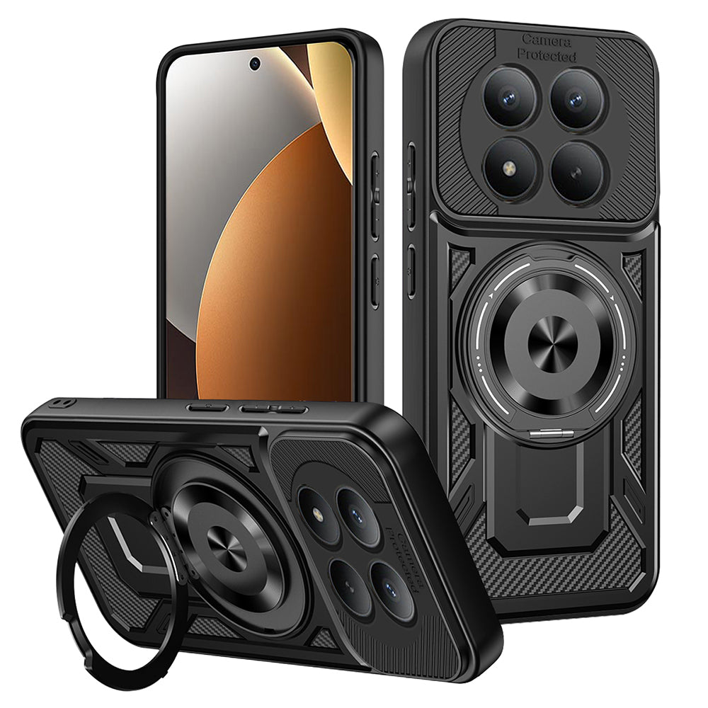 Husa de protectie Techsuit RuggedCam compatibil cu Xiaomi Redmi Note 15 Pro 5G, Negru