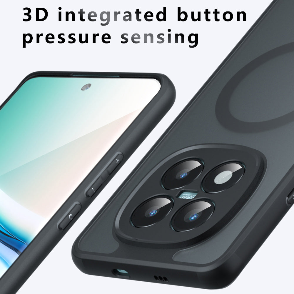 Husa de protectie Techsuit PureFrost MagSafe compatibil cu Xiaomi Redmi Note 15 Pro 4G, Negru Mat