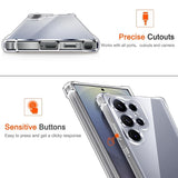 Husa de protectie Techsuit Shockproof Clear Silicone MagSafe compatibil cu Samsung Galaxy S26 Ultra, Transparent