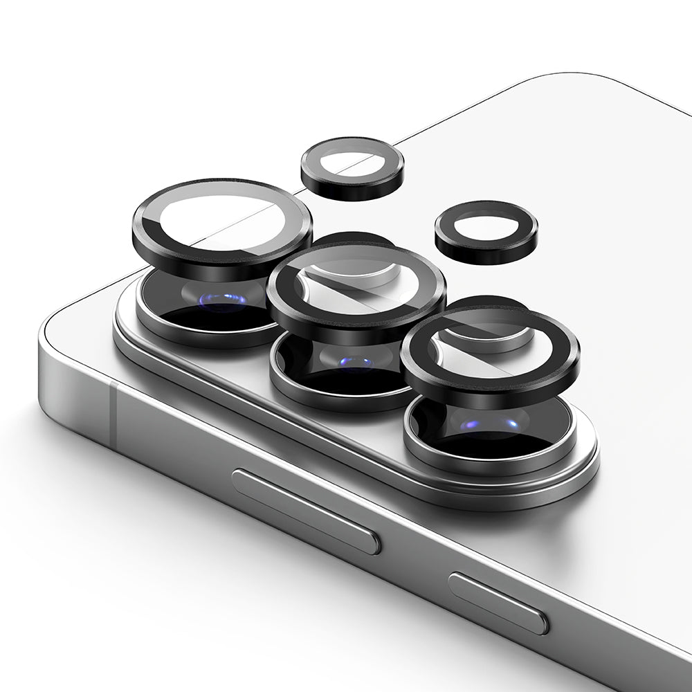 Folie de protectie Ringke Camera Lens Frame Glass (set de 2) compatibil cu Samsung Galaxy S26 Ultra, Negru