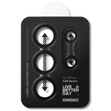 Folie de protectie Ringke Camera Lens Frame Glass (set de 2) compatibil cu Samsung Galaxy S26 Ultra, Negru