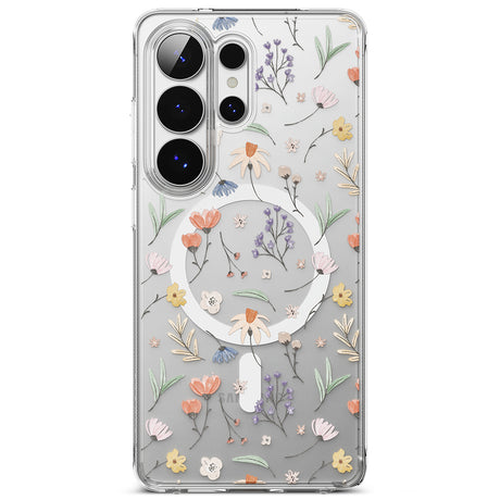 Husa de protectie Ringke Fusion MagSafe compatibil cu Samsung Galaxy S26 Ultra, Dry Flowers