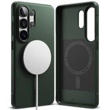 Husa de protectie Ringke Onyx MagSafe compatibil cu Samsung Galaxy S26 Ultra, Verde Inchis