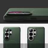 Husa de protectie Ringke Onyx MagSafe compatibil cu Samsung Galaxy S26 Ultra, Verde Inchis