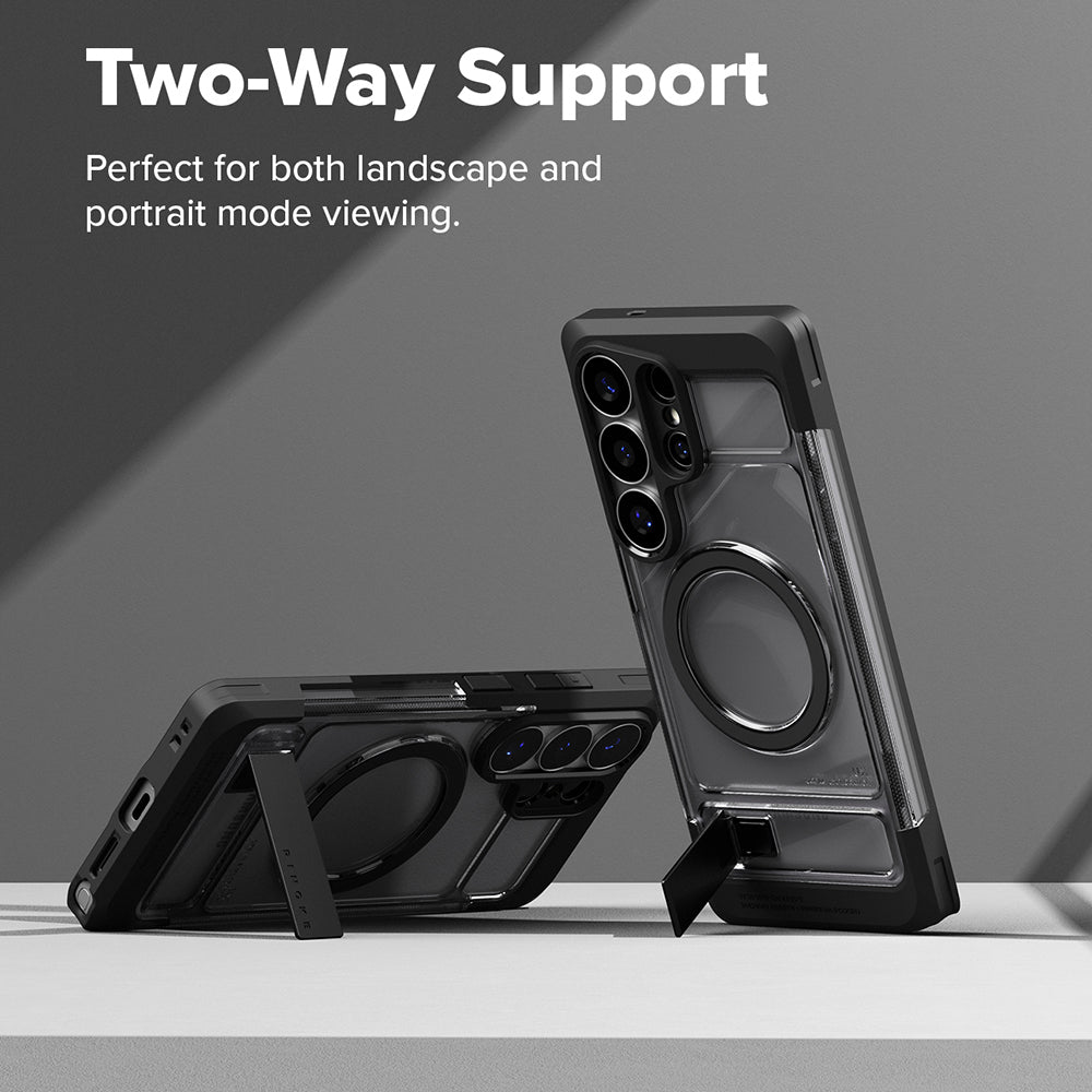 Husa de protectie Ringke UX Magnetic compatibil cu Samsung Galaxy S26 Ultra, Negru Fumuriu