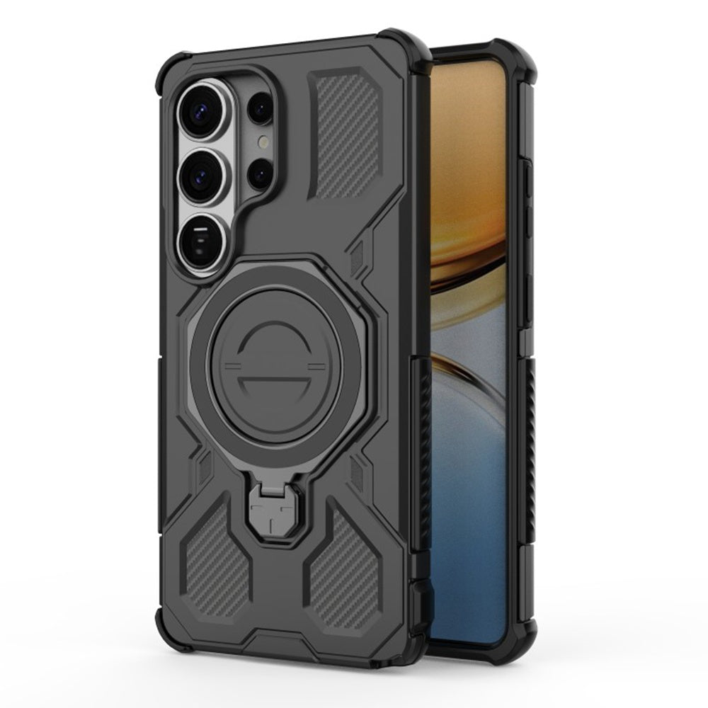 Husa de protectie Techsuit Carbon Shield PRO compatibil cu Samsung Galaxy S26 Ultra, Negru