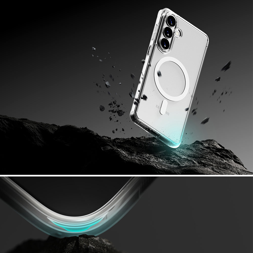 Husa de protectie Ringke Fusion MagSafe compatibil cu Samsung Galaxy S26 Plus, Transparent