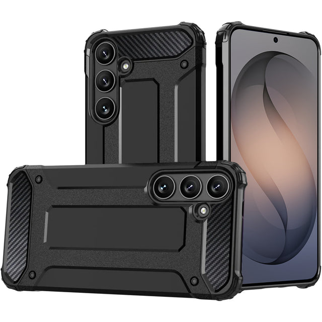 Husa de protectie Techsuit Hybrid Armor compatibil cu Samsung Galaxy S26, Negru