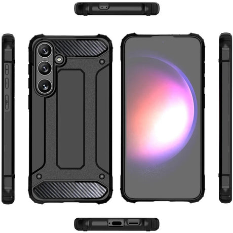 Husa de protectie Techsuit Hybrid Armor compatibil cu Samsung Galaxy S26, Negru