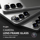 Folie de protectie Ringke Camera Lens Frame Glass (set de 2) compatibil cu Samsung Galaxy S26 / S26 Plus, Negru