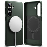 Husa de protectie Ringke Onyx MagSafe compatibil cu Samsung Galaxy S26, Verde Inchis