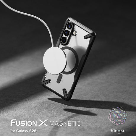 Husa de protectie Ringke Fusion X MagSafe compatibil cu Samsung Galaxy S26 Plus, Negru