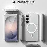 Husa de protectie Ringke Fusion MagSafe compatibil cu Samsung Galaxy S26, Transparent Mat