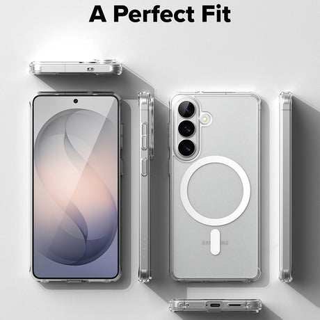 Husa de protectie Ringke Fusion MagSafe compatibil cu Samsung Galaxy S26, Transparent Mat