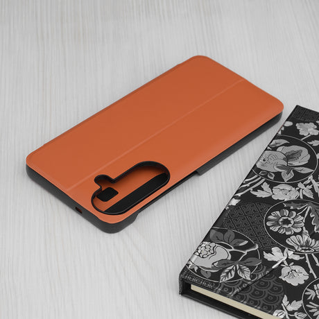 Husa de protectie Techsuit eFold Series compatibil cu Samsung Galaxy S26 Plus, Portocaliu